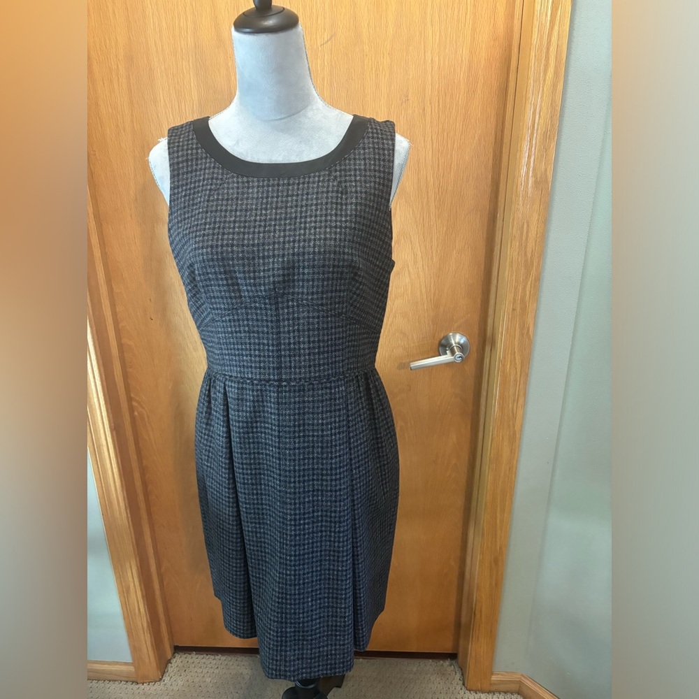J Crew Women’s Wool Plaid Sleeveless Dress Size 10